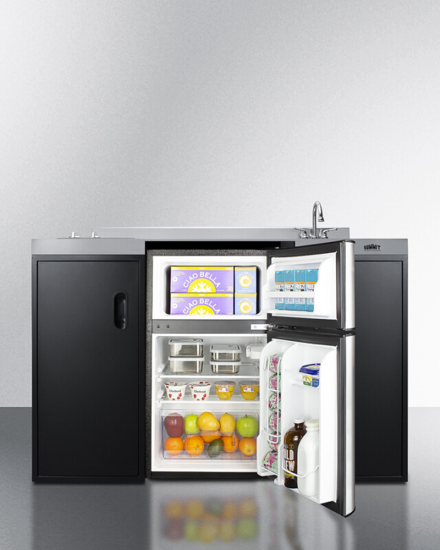54" Wide All-In-One Kitchenette, ADA Counter Height CK55ADASINKR