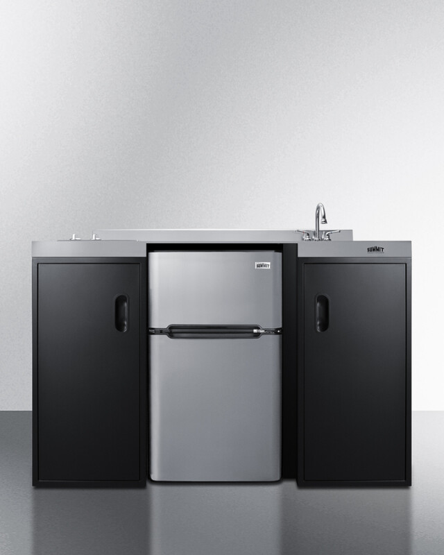 54" Wide All-In-One Kitchenette, ADA Counter Height CK55ADASINKR