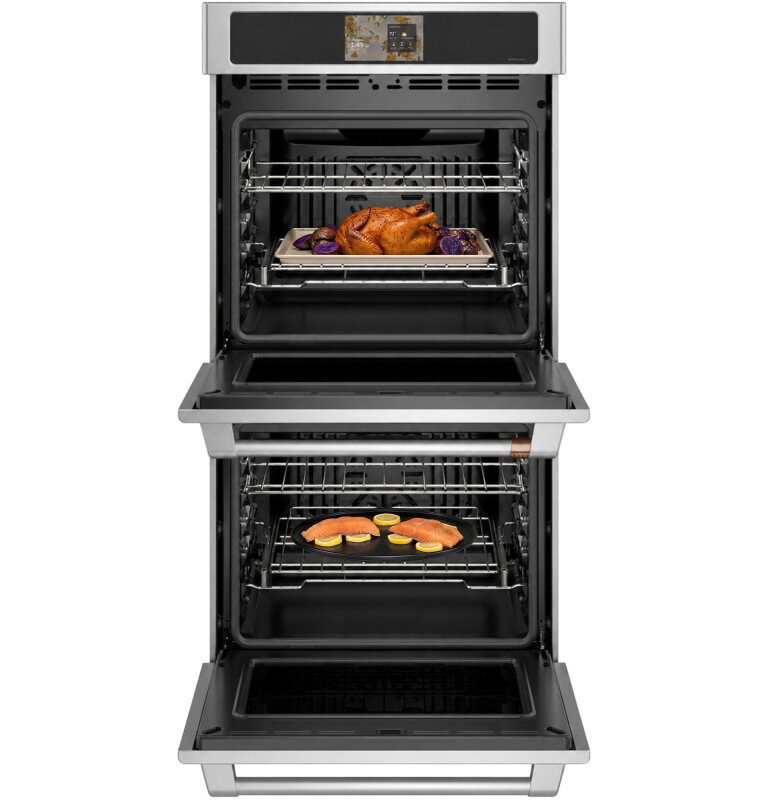 Café 27" Smart Double Wall Oven With Convection CKD70DP2ZS1