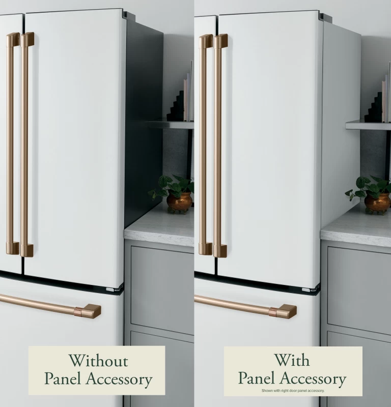 CAFÉ™ Refrigeration Matte White Side Panel, Counter-Depth, Left view 3