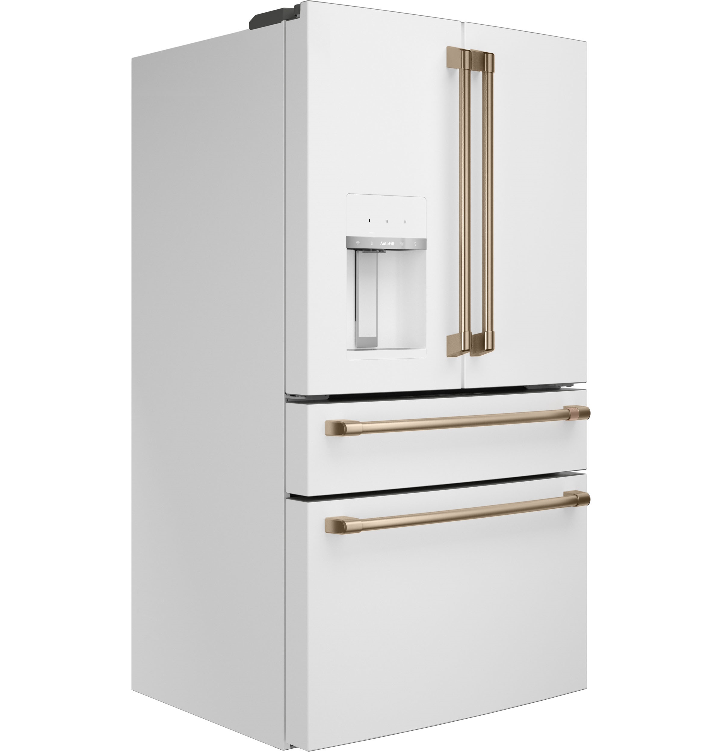 CAFÉ™ Refrigeration Matte White Side Panel, Counter-Depth, 4-Door, Left view 3