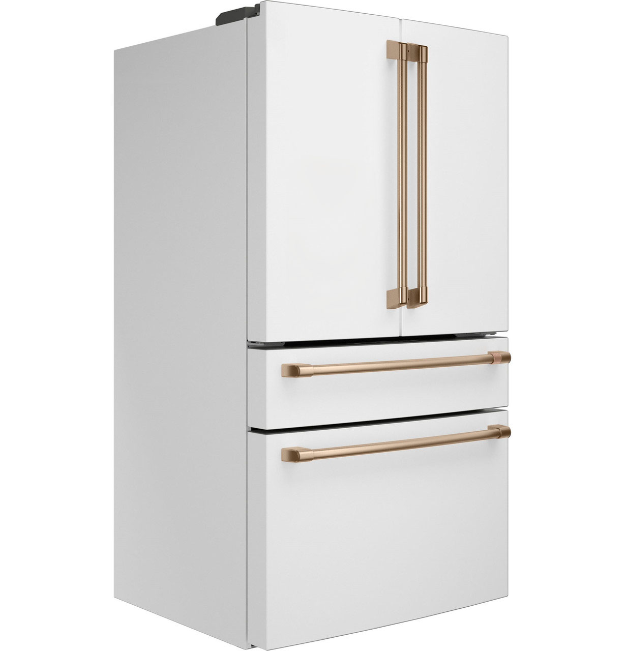 CAFÉ™ Refrigeration Matte White Side Panel, Counter-Depth, 4-Door, Left view 4