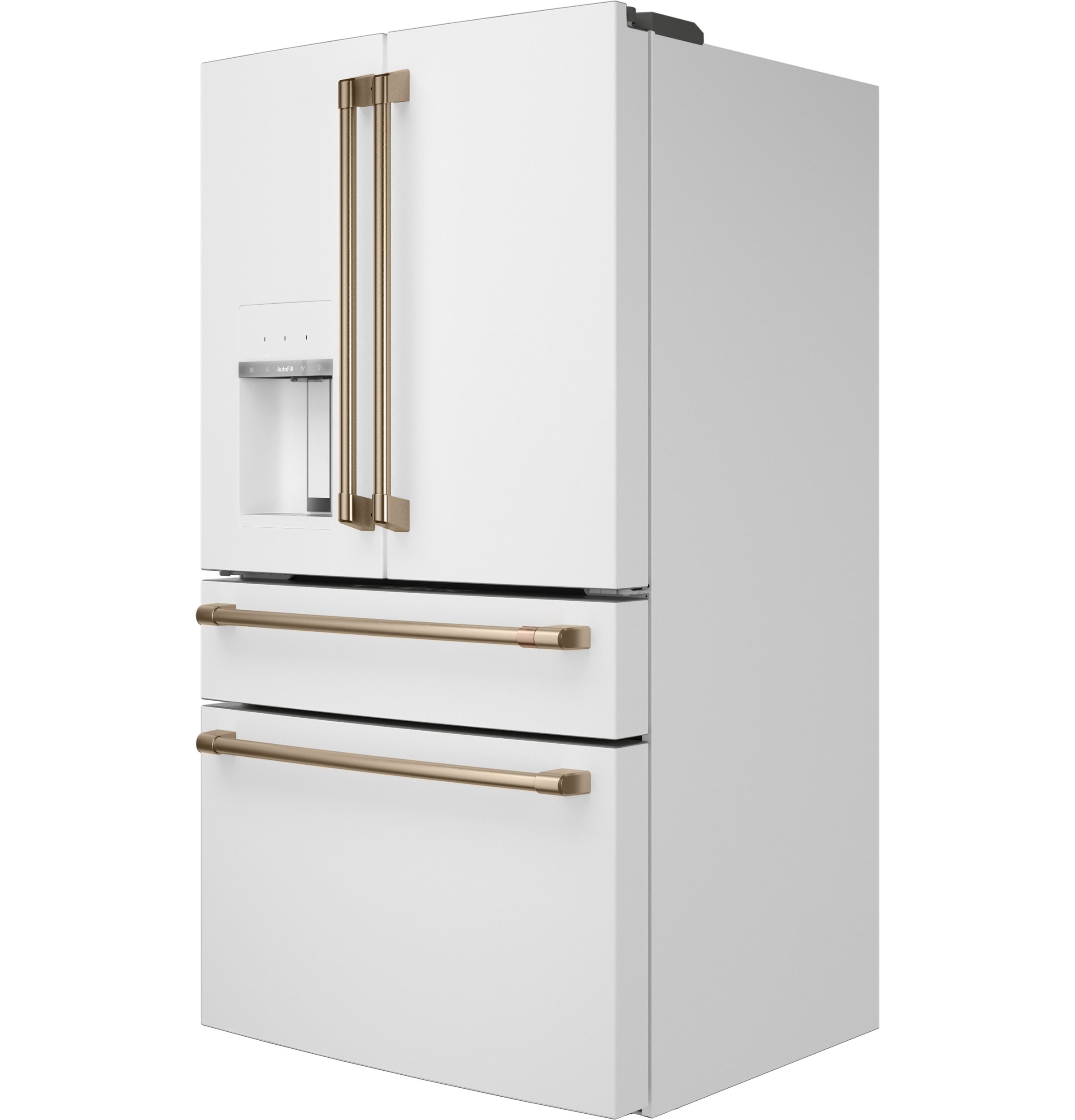 CAFÉ™ Refrigeration Matte White Side Panel, Counter-Depth, 4-Door, Right view 4