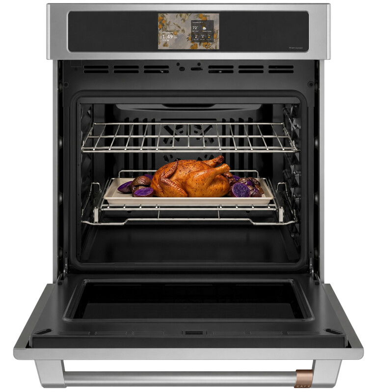 Café 27" Smart Single Wall Oven With Convection CKS70DP2ZS1