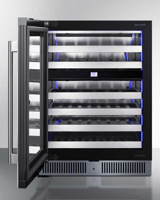 24" Dual Zone Built-In Wine Cellar CL244WC2CSSLHD
