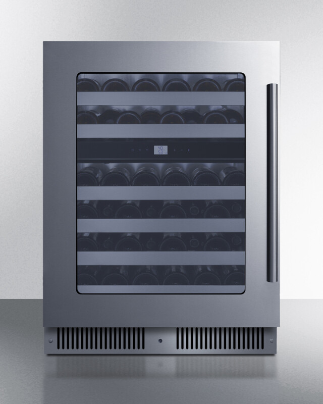 24" Dual Zone Built-In Wine Cellar CL244WC2CSSLHD