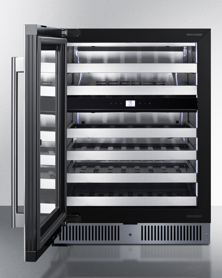 24" Wide Built-In Dual-Zone Wine Cellar CL244WC2LHD