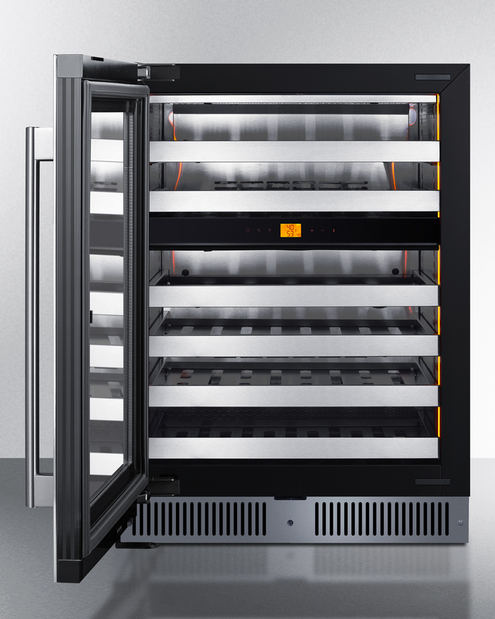 24" Wide Built-In Dual-Zone Wine Cellar CL244WC2LHD
