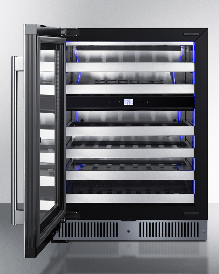 24" Wide Built-In Dual-Zone Wine Cellar CL244WC2LHD