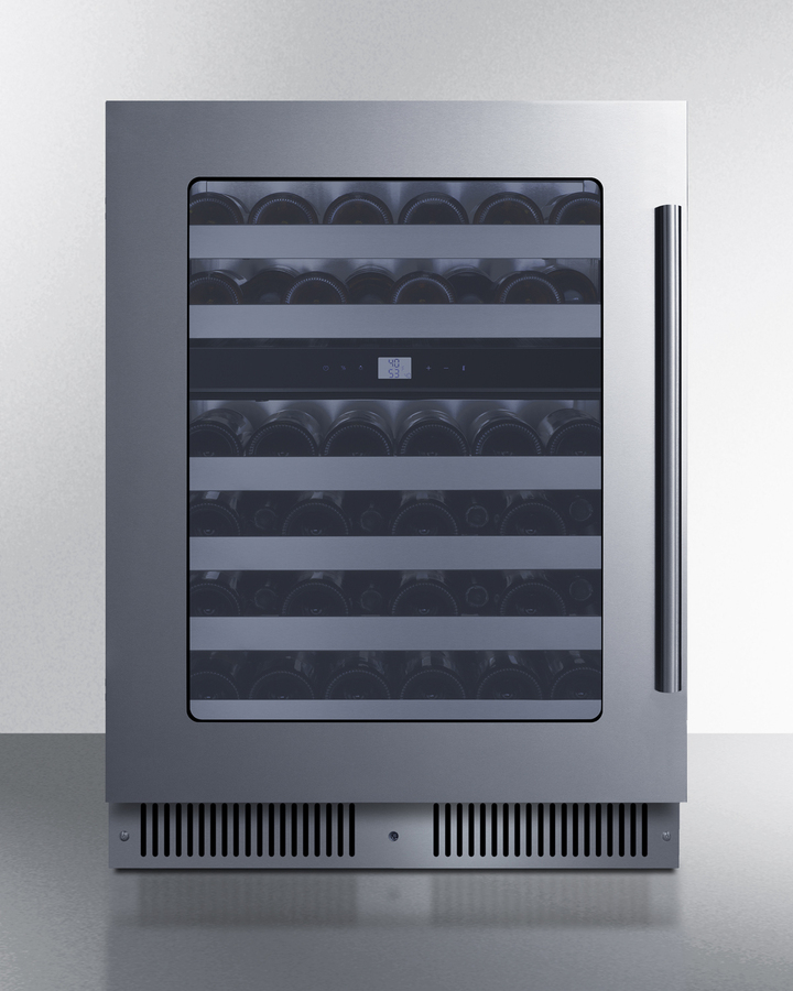24" Wide Built-In Dual-Zone Wine Cellar CL244WC2LHD