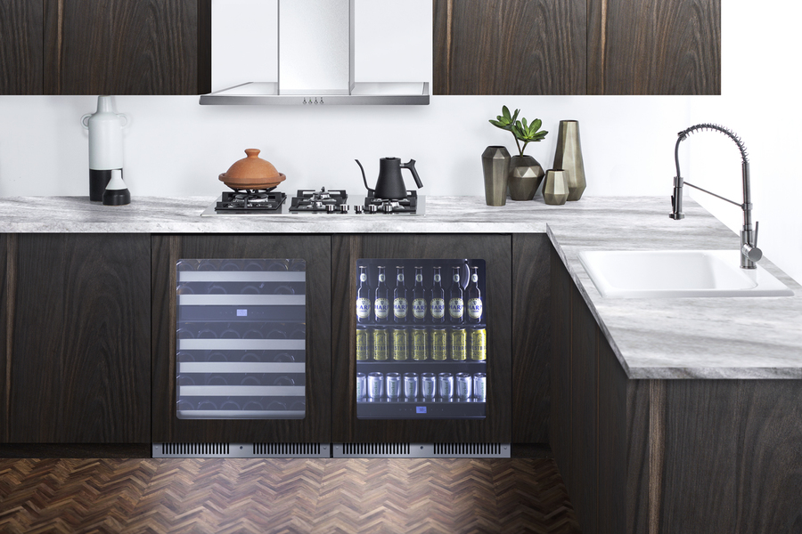 24" Dual Zone Built-In Wine Cellar (Panel Not Included) CL244WC2PNRLHD