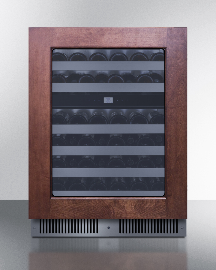 24" Dual Zone Built-In Wine Cellar (Panel Not Included) CL244WC2PNR