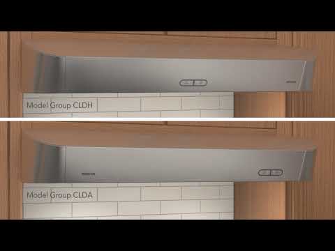Antero 30-Inch Convertible Under-Cabinet Range Hood, 300 Max Blower CFM CLDA130WW