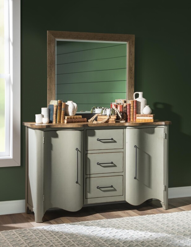 Rectangular Mirror Barnwood Oak CLH4010-0200 CLH40100200