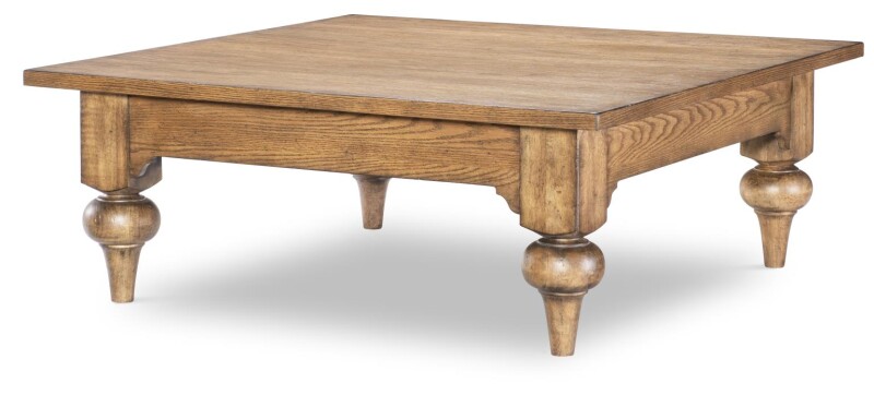 Vintage Market AT Square Cocktail Table Barnwood Oak CLH4010-104 CLH4010104