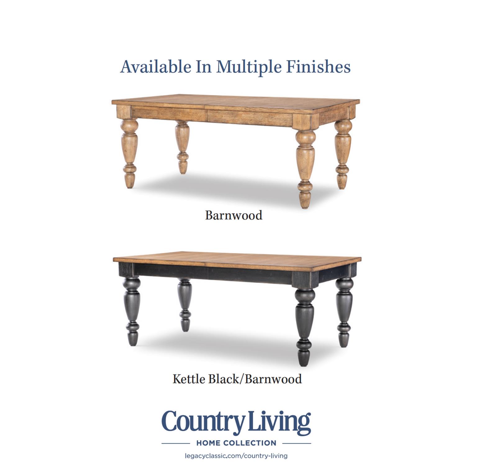 Chimney Leg Table Barnwood Oak CLH4010-222 CLH4010222