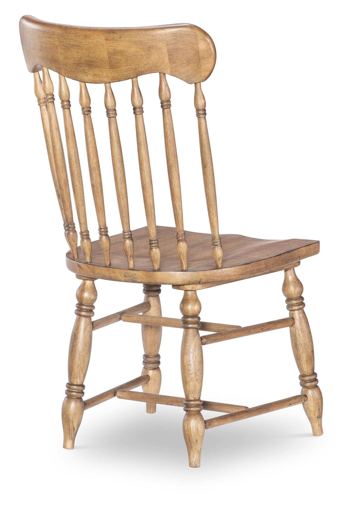 Turned Spindle Side Chair Barnwood Oak CLH4010-240 CLH4010240