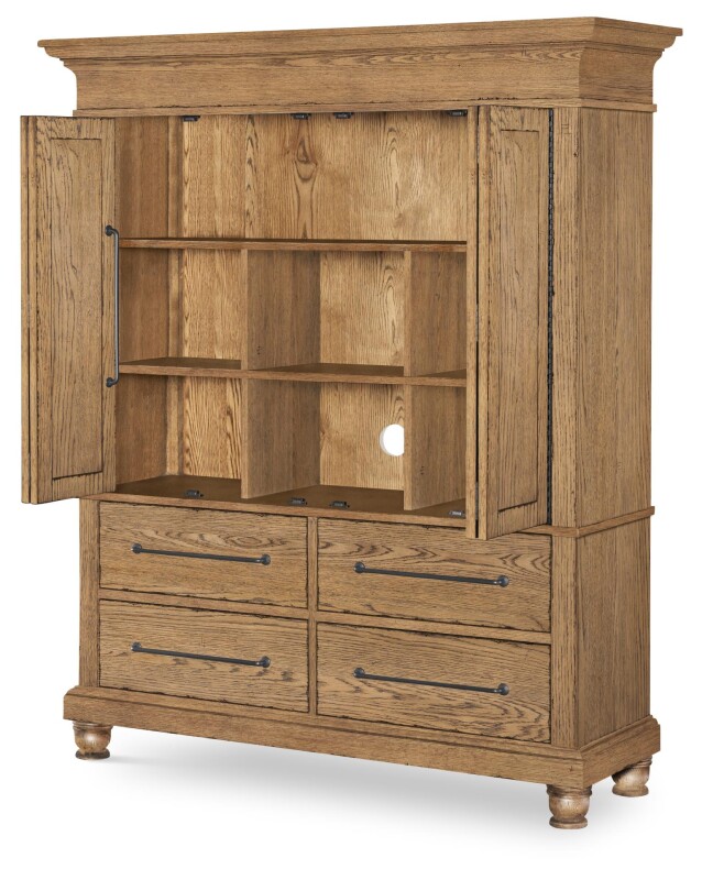Armoire 4-drawers Barnwood Oak CLH4010-2500 CLH40102500