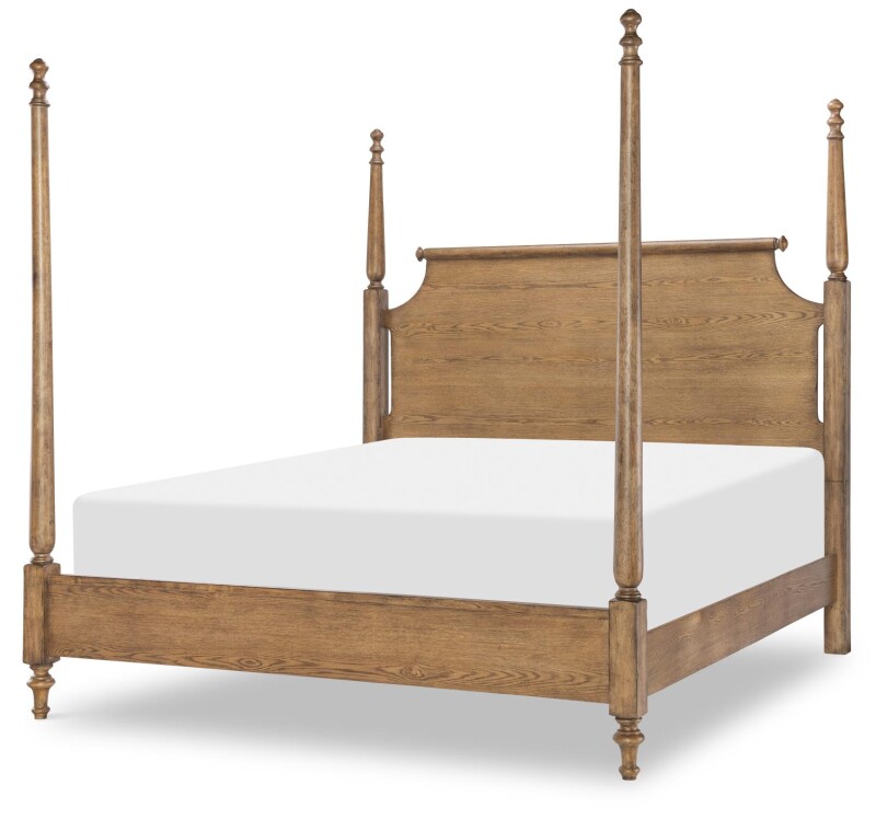 Complete High/low Poster Bed 5/0 Queen CLH40104605K