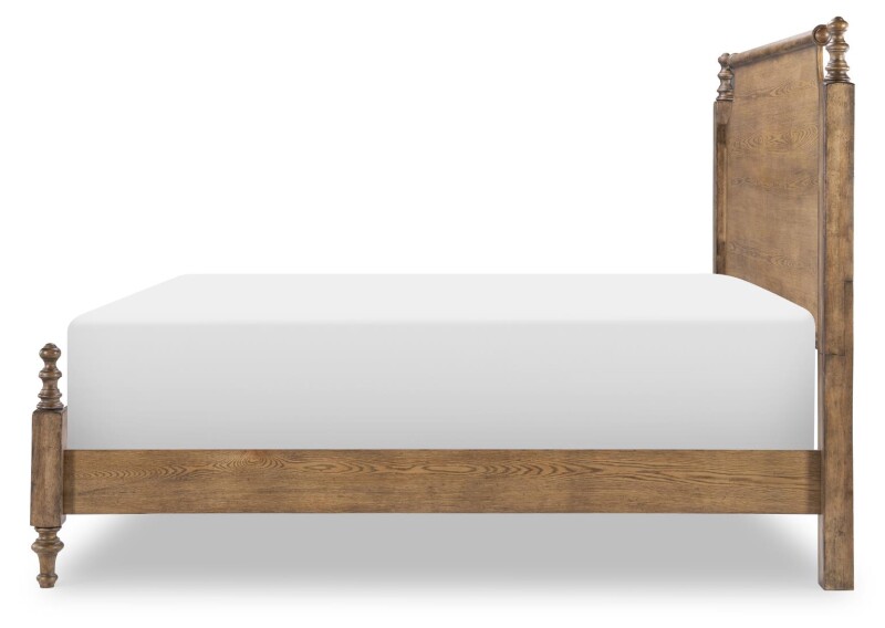 Complete High/low Poster Bed 5/0 Queen Barnwood Oak CLH4010-4605K CLH40104605K