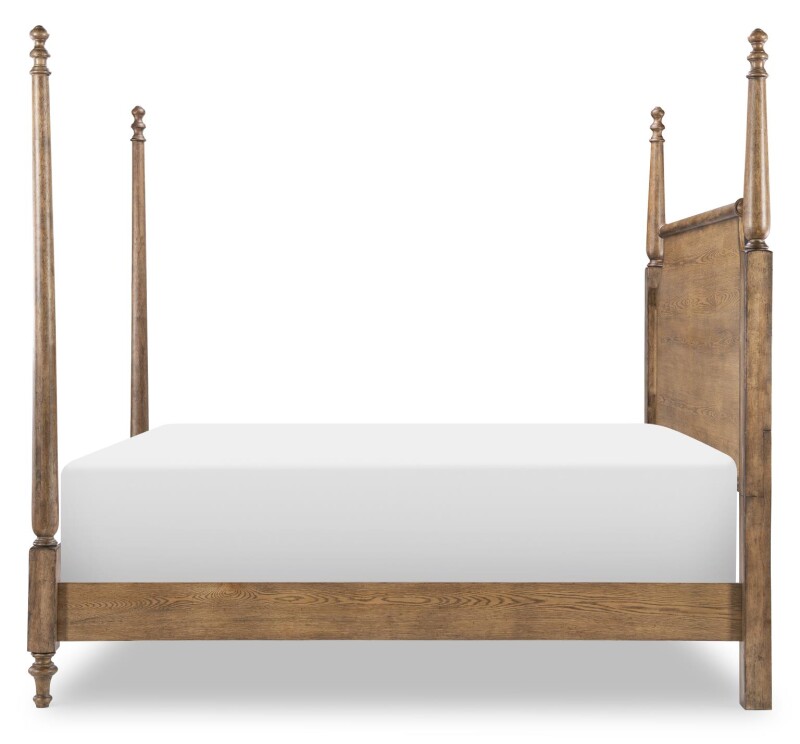 Complete High/low Poster Bed 6/6 King Barnwood Oak CLH4010-4606K CLH40104606K