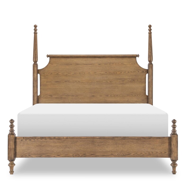 Complete High/low Poster Bed 6/6 King Barnwood Oak CLH4010-4606K CLH40104606K