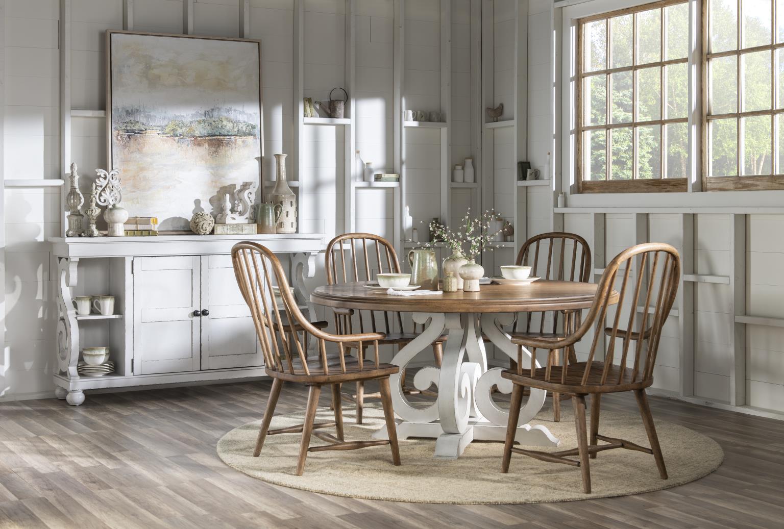 Windsor Arm Chair Barnwood Oak CLH4010-641 CLH4010641