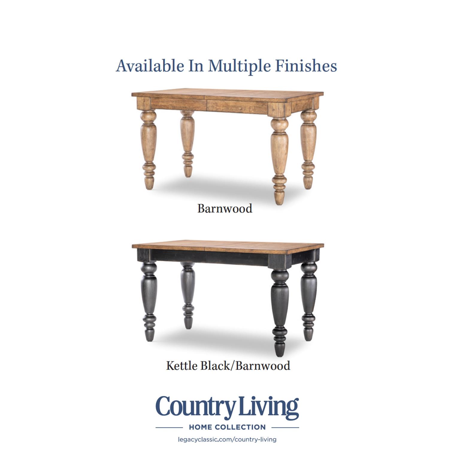 Chimney Leg Counter Height Table Barnwood Oak CLH4010-923 CLH4010923