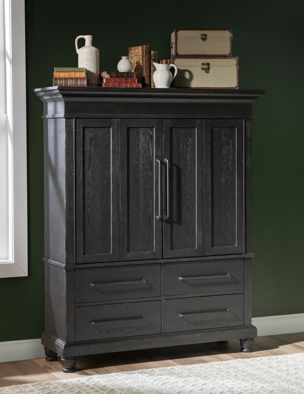 Armoire 4-drawers Kettle Black CLH4011-2500 CLH40112500