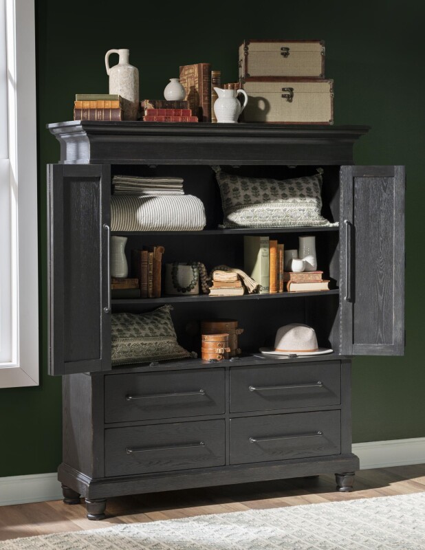 Armoire 4-drawers Kettle Black CLH4011-2500 CLH40112500