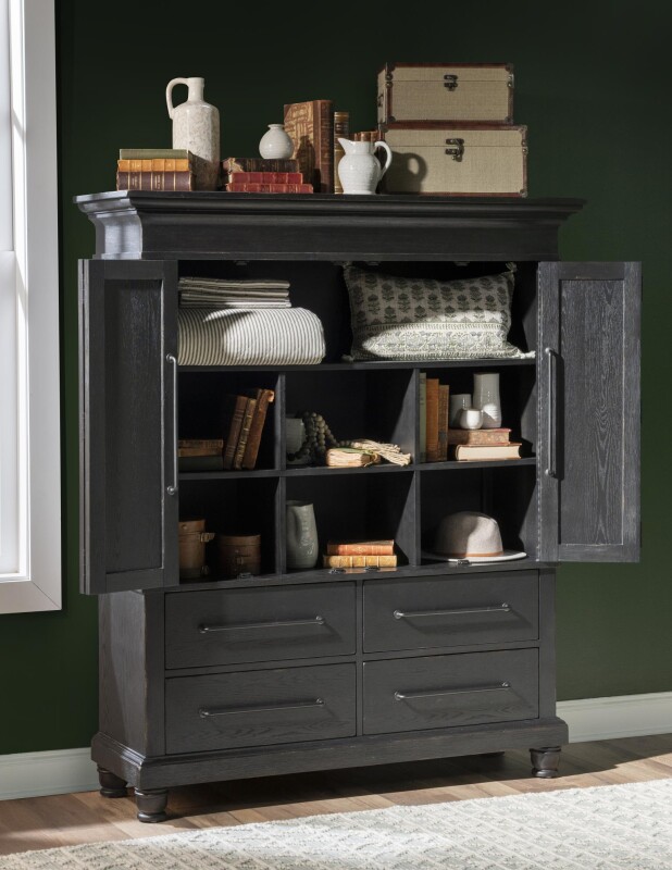 Armoire 4-drawers Kettle Black CLH4011-2500 CLH40112500