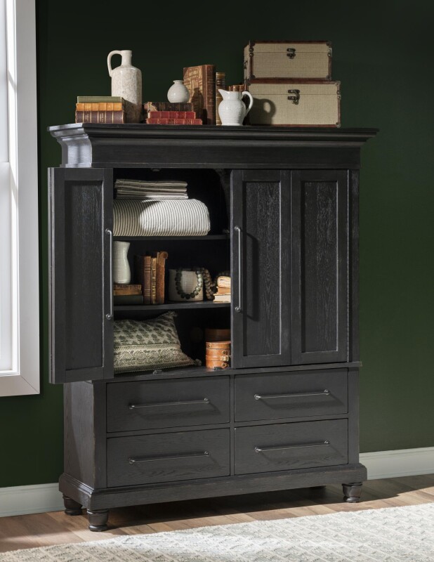 Armoire 4-drawers Kettle Black CLH4011-2500 CLH40112500