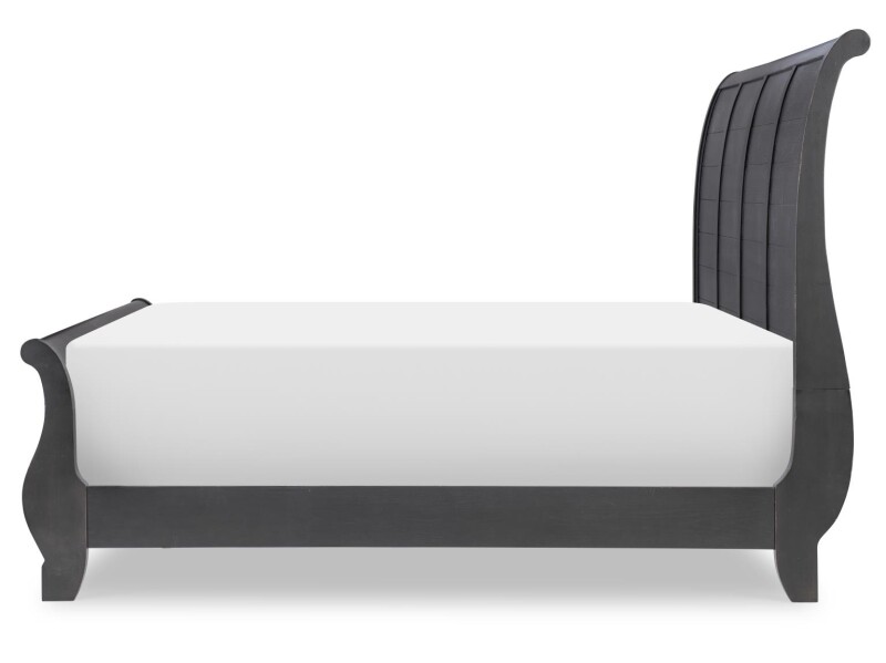 Complete Sleigh Bed 5/0 Queen Kettle Black CLH4011-4305K CLH40114305K
