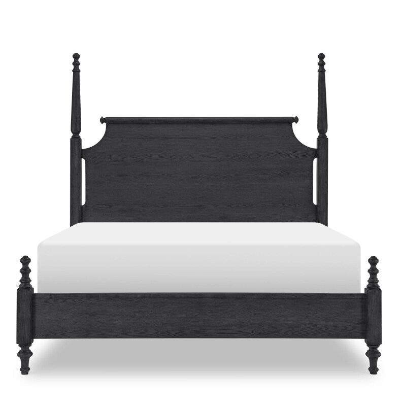 Complete High/low Poster Bed 5/0 Queen Kettle Black CLH4011-4605K CLH40114605K