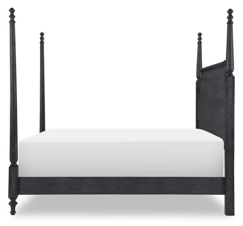 Complete High/low Poster Bed 5/0 Queen Kettle Black CLH4011-4605K CLH40114605K