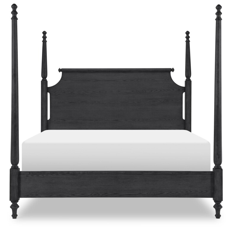 Complete High/low Poster Bed 6/6 King Kettle Black CLH4011-4606K CLH40114606K