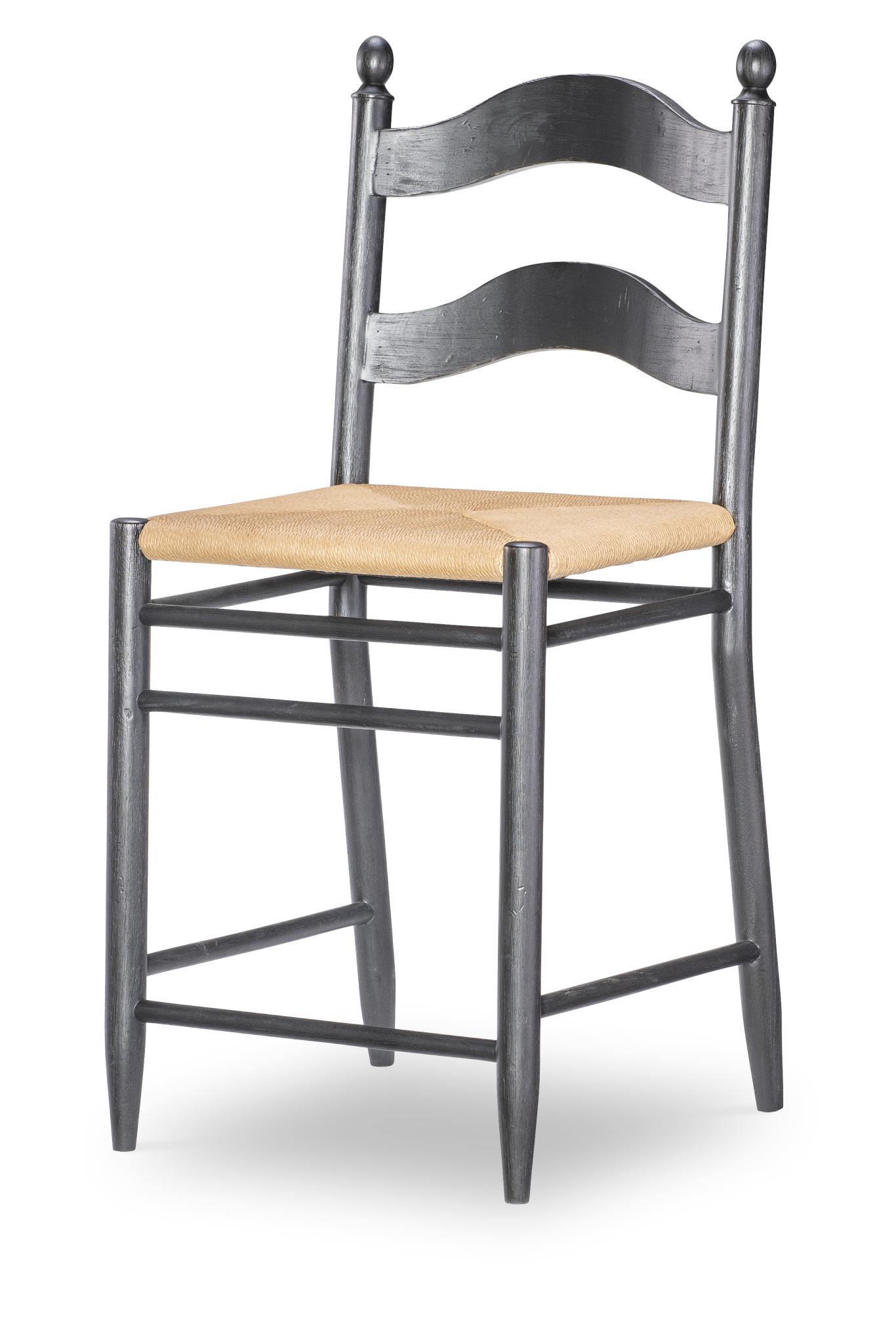 Rush Seat Ladder Back Counter Height Chair CLH4011845