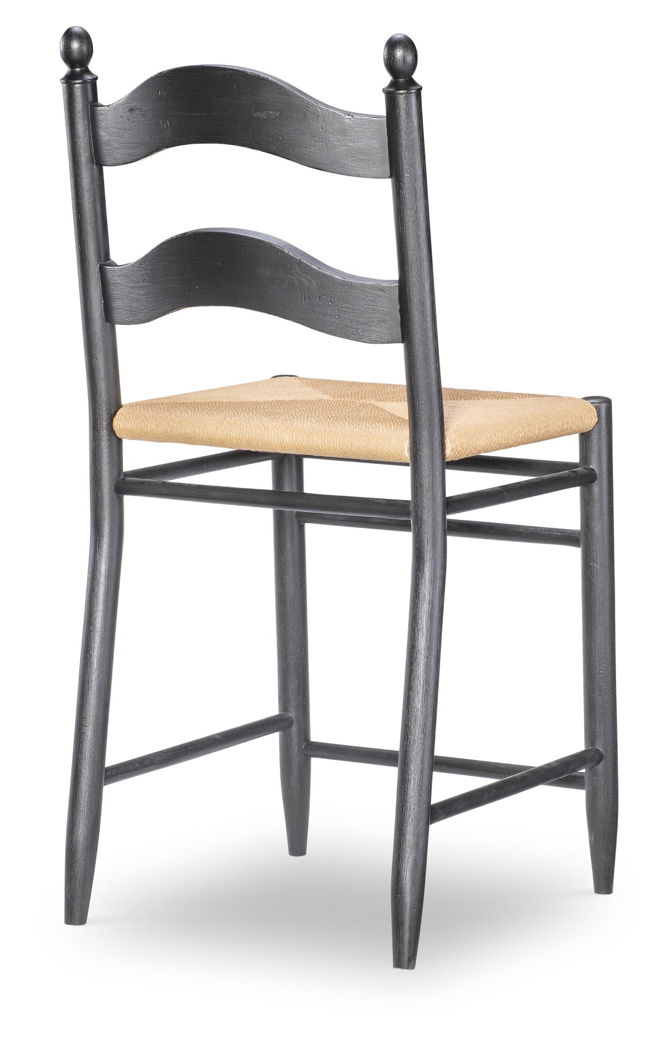 Rush Seat Ladder Back Counter Height Chair CLH4011845