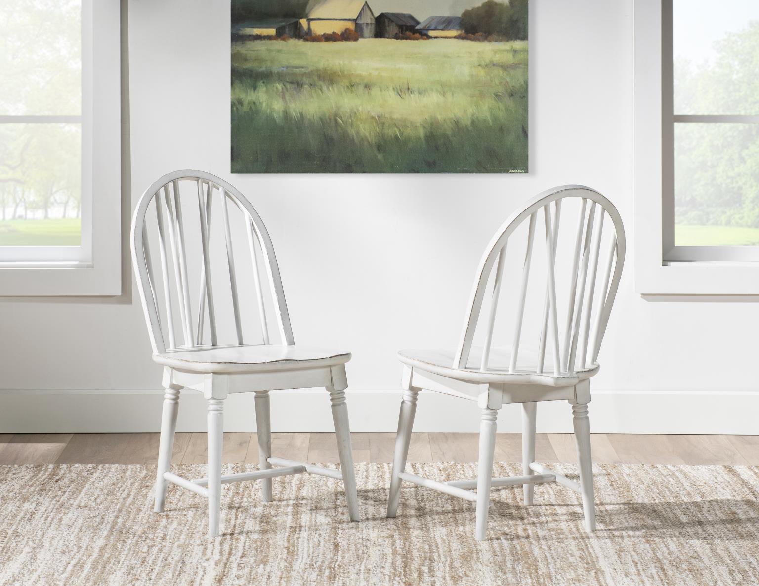 Windsor Side Chair V Shape Picket Fence CLH4012-140 CLH4012140
