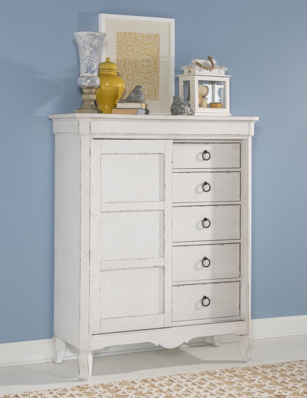 Sliding Door Chest 5 Drw CLH40122202