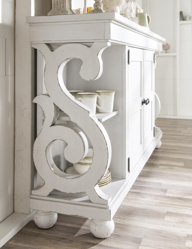 Vintage Market AT Corbel Hall Console Picket Fence CLH4012-406 CLH4012406