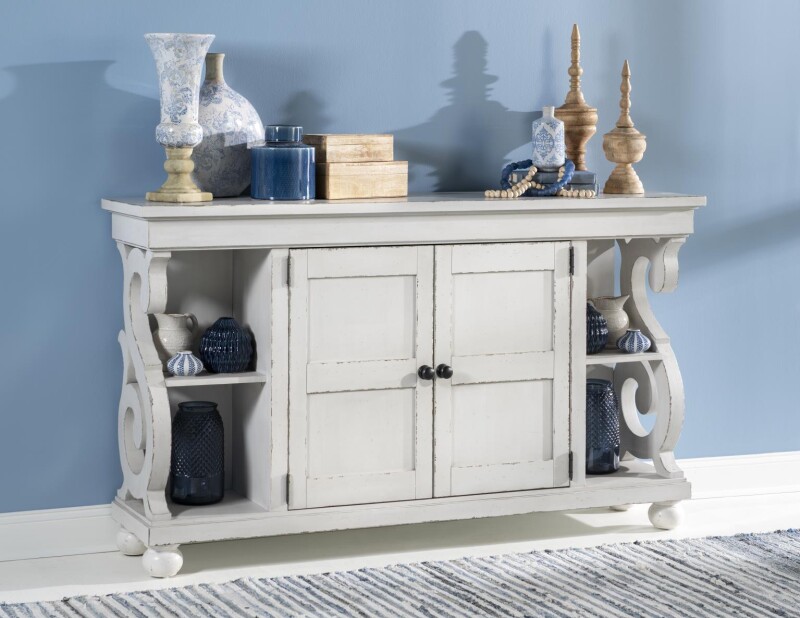 Vintage Market AT Corbel Hall Console Picket Fence CLH4012-406 CLH4012406