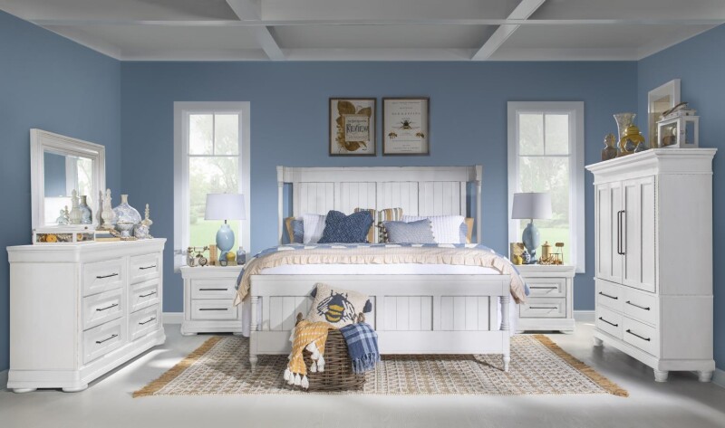 Complete Shelter Bed 5/0 Queen Picket Fence CLH4012-4205K CLH40124205K