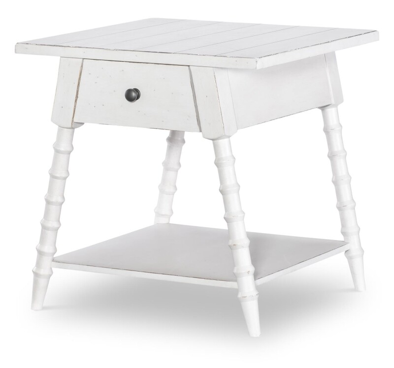 Splayed Bobbin Leg 1 Drw End Table CLH4012505