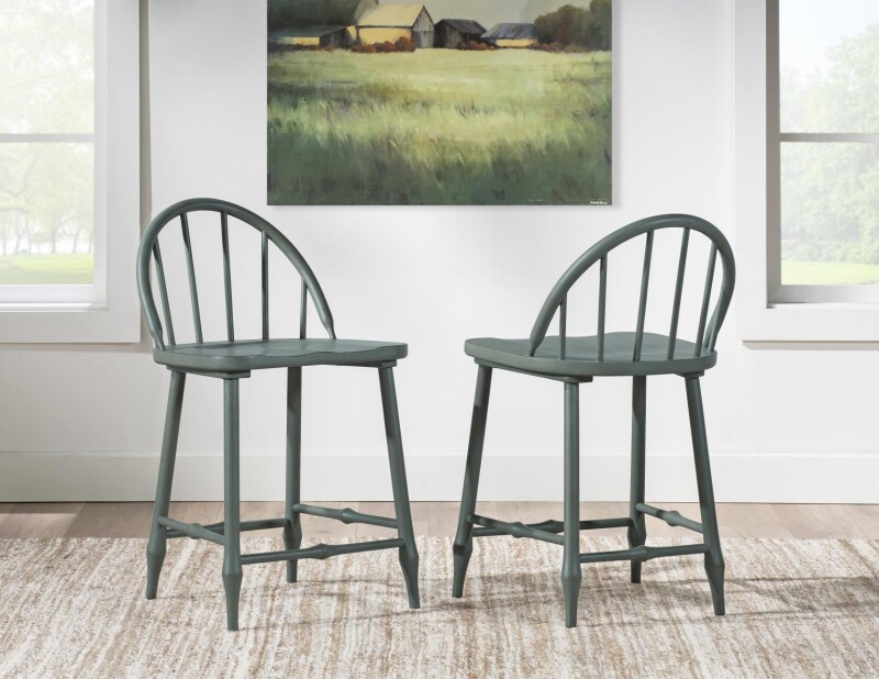 Windsor Counter Height Chair Mallard Green CLH4013-745 CLH4013745
