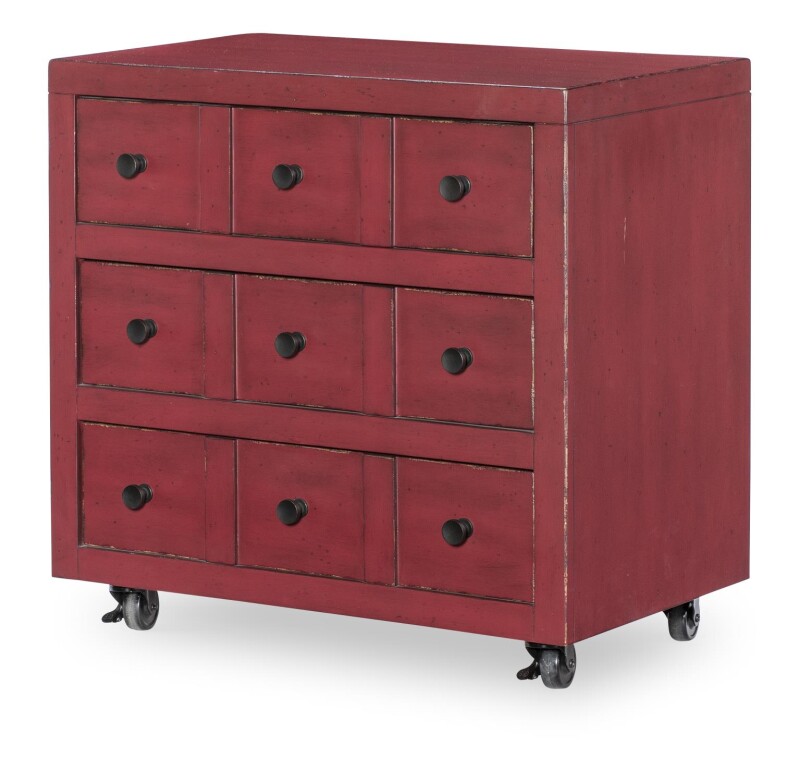 Nightstand 3 Drw W/ Casters CLH40153100