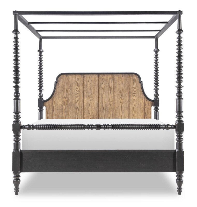 Complete Bobbin Post Canopy Bed 5/0 Queen CLH40164808K