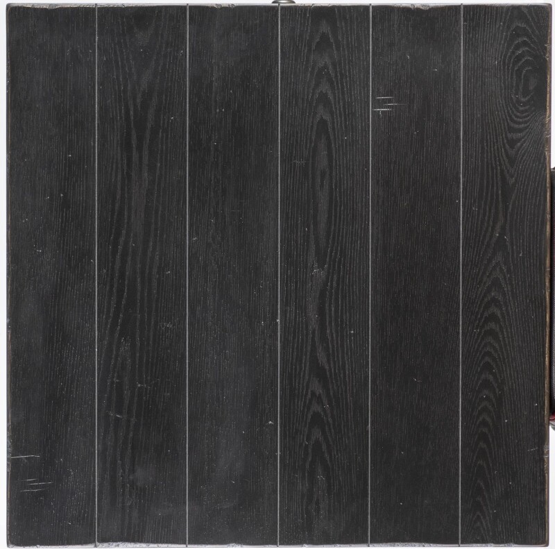 Chimney Leg Counter Height Table Barnwood Oak And Kettle Black CLH4016-923 CLH4016923