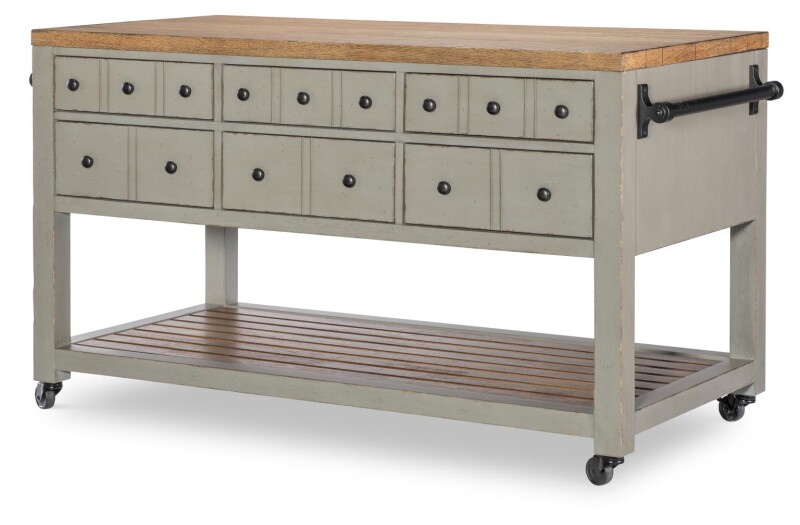 Kitchen Island 6 Drw W/casters CLH4019190