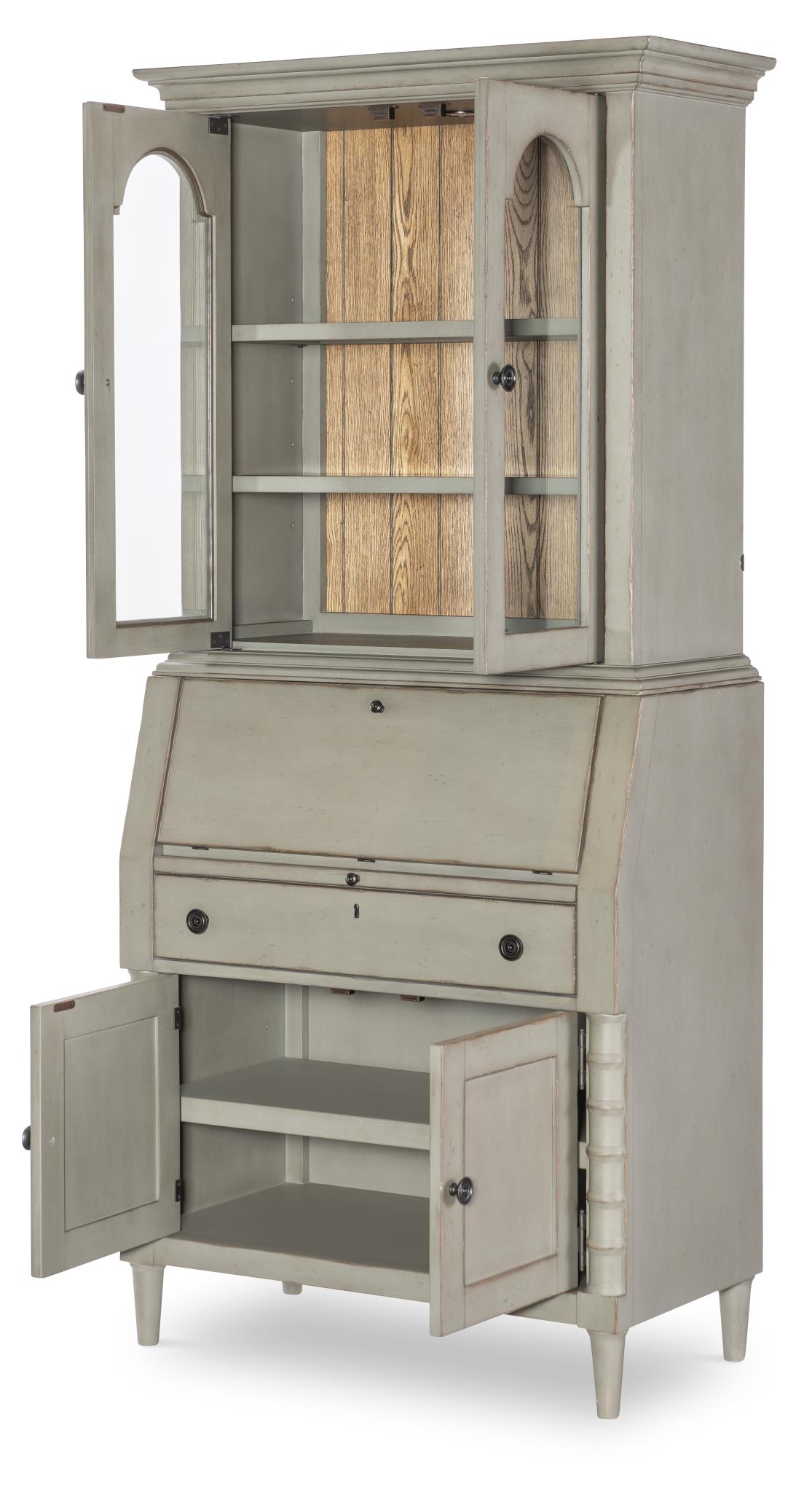 Secretary Cabinet Complete Barnwood Oak And Northern Moss CLH4019-709K CLH4019709K